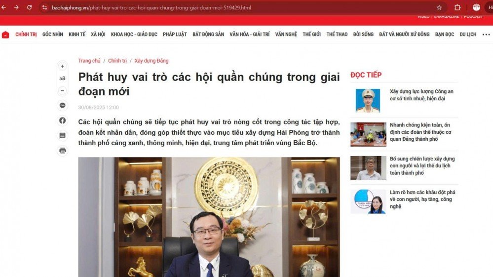 Phát huy vai trò các hội quần chúng trong giai đoạn mới